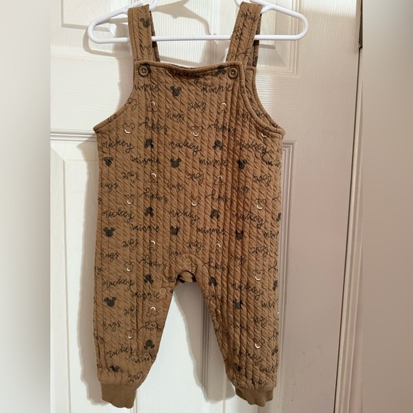 Disney Baby Mickey Mouse Quilted Overalls - Picture 1 of 7